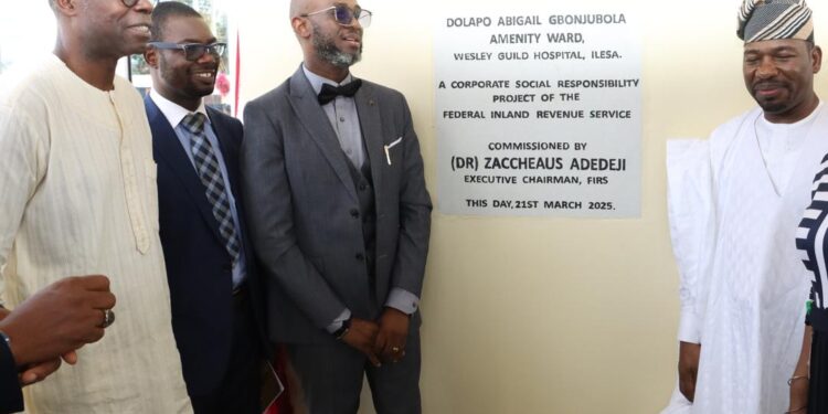 FIRS Commissions New Amenity Ward at Wesley Guild Hospital, Ilesa