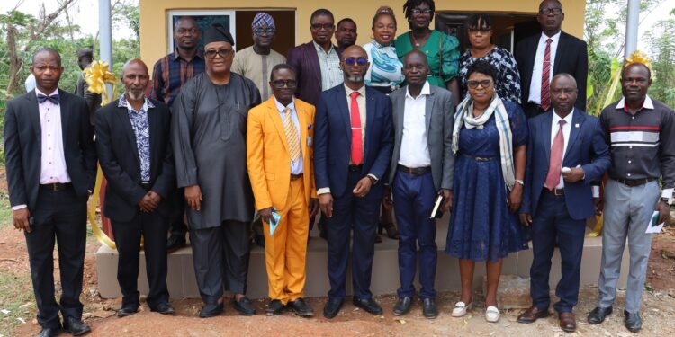 OAUTHC SCICS Swears in New Executive, Donates Security Post to Hospital Management