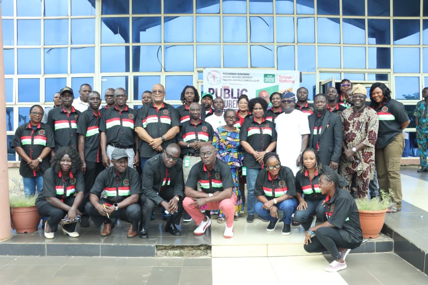Procurement Department Holds Maiden Seminar on Public Procurement Best Practices
